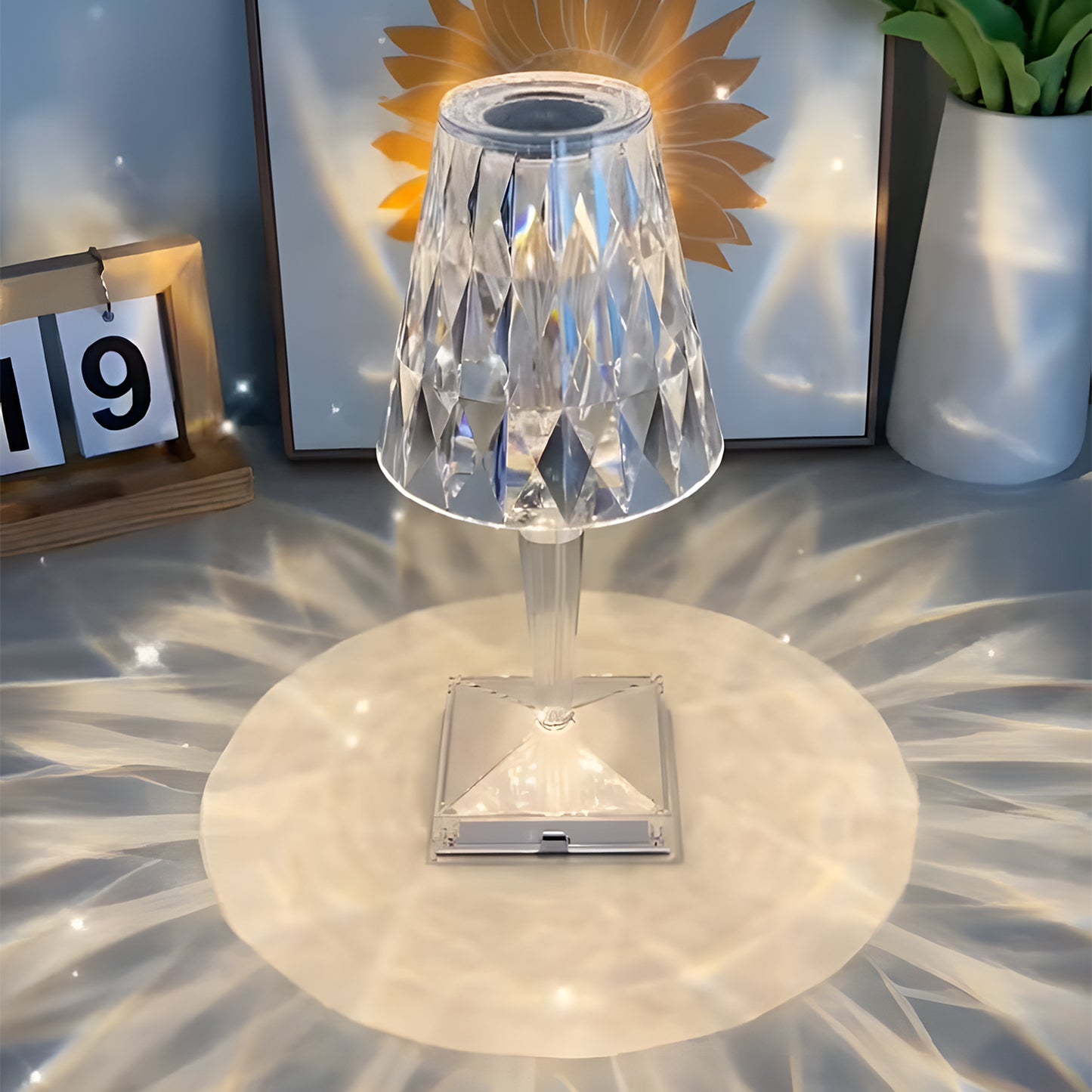 Crystal Umbrella Lamp