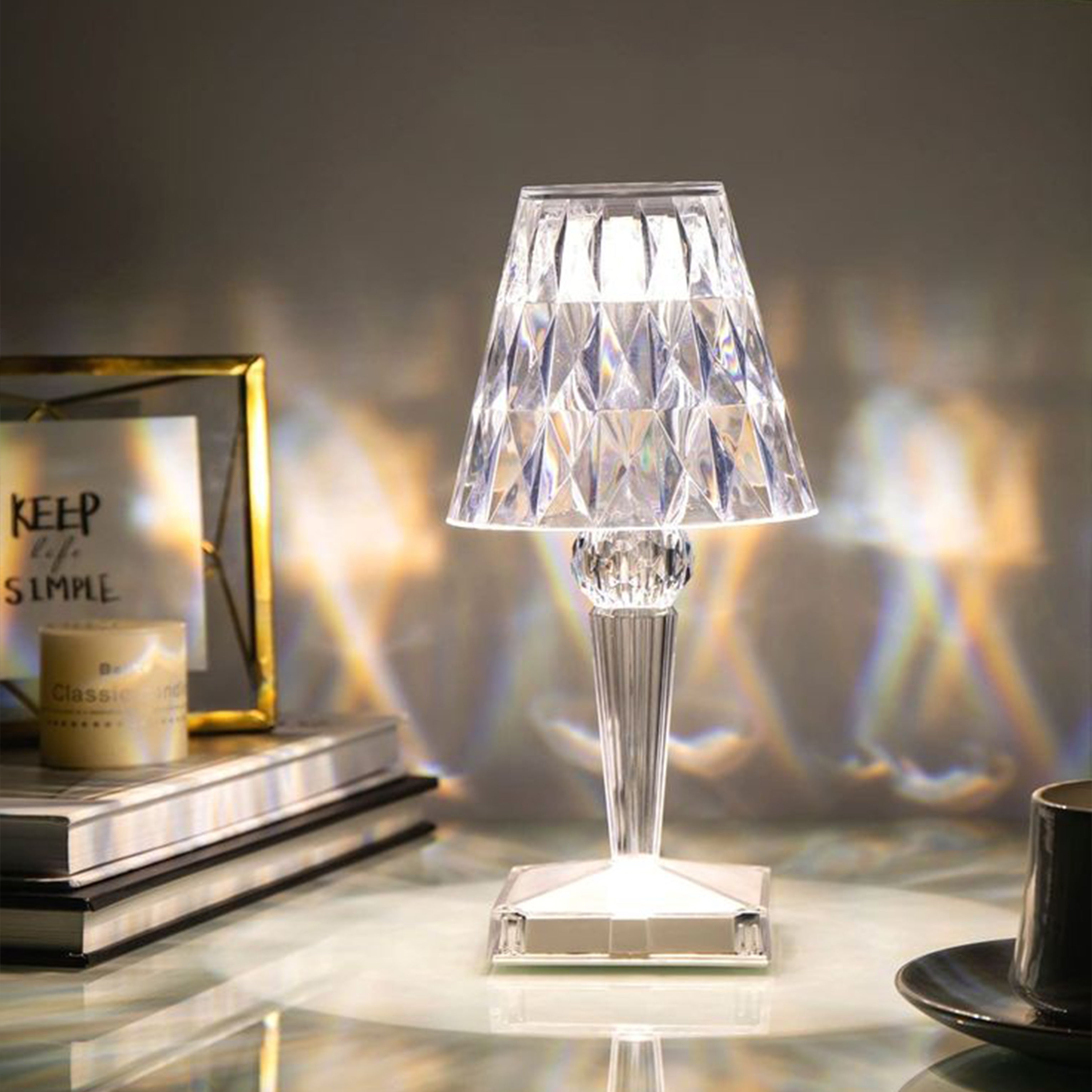 Crystal Umbrella Lamp